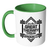 Workout Gym Mug Another Great Therapy Session White 11oz Accent Coffee Mugs