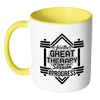 Workout Gym Mug Another Great Therapy Session White 11oz Accent Coffee Mugs