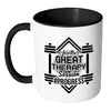 Workout Gym Mug Another Great Therapy Session White 11oz Accent Coffee Mugs