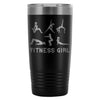 Workout Travel Mug Fitness Girl 20oz Stainless Steel Tumbler
