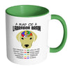 Yellow Labrador Mug A Map Of A Labrador Brain White 11oz Accent Coffee Mugs