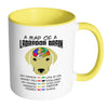 Yellow Labrador Mug A Map Of A Labrador Brain White 11oz Accent Coffee Mugs