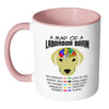 Yellow Labrador Mug A Map Of A Labrador Brain White 11oz Accent Coffee Mugs