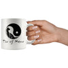 Yin Yang Cat Mug Tao of Meow 11oz White Coffee Mugs