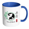 Yin Yang Cat Mug Tao Of Meow White 11oz Accent Coffee Mugs