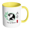 Yin Yang Cat Mug Tao Of Meow White 11oz Accent Coffee Mugs