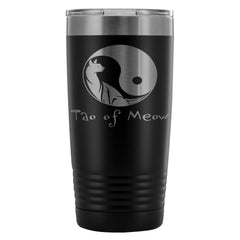 Yin Yang Cat Travel Mug Tao Of Meow 20oz Stainless Steel Tumbler