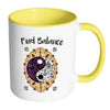 Yin Yang Mug Find Balance White 11oz Accent Coffee Mugs