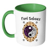 Yin Yang Mug Find Balance White 11oz Accent Coffee Mugs