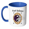 Yin Yang Mug Find Balance White 11oz Accent Coffee Mugs