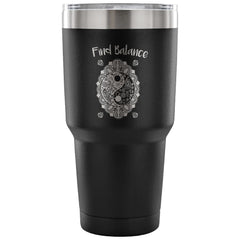 Yin Yang Yoga Travel Mug Find Balance 30 oz Stainless Steel Tumbler