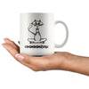 Yoga Cat Mug Ommmmmeow 11oz White Coffee Mugs