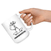 Yoga Cat Mug Ommmmmeow 15oz White Coffee Mugs