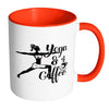 Yoga Coffee Mug Yoga And Coffee White 11oz Accent Coffee Mugs