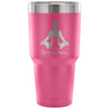 Yoga Meditation Cat Travel Mug Be Here Meow 30 oz Stainless Steel Tumbler