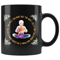 Yoga Meditation Mug Meditating Rafiki 11oz Black Coffee Mugs