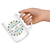Yoga Meditation Mug Vibe With Me 15oz White Coffee Mugs