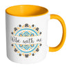 Yoga Meditation Mug Vibe With Me White 11oz Accent Coffee Mugs