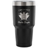 Yoga Travel Mug I Meditate So I Don't Choke People 30 oz Stainless Steel Tumbler