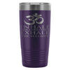 Yoga Travel Mug Inhale The Good S* Exhale The Bull* 20oz Stainless Steel Tumbler