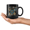 Zen Meditation Mug Hope Inspire Laugh Meditate 11oz Black Coffee Mugs