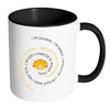 Zen Meditation Mug I Am Grounded I Am Centered I Am White 11oz Accent Coffee Mugs