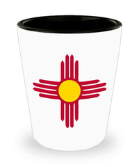 Zia Symbol New Mexico Shot Glass