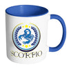 Zodiac Astrology Mug Scorpio White 11oz Accent Coffee Mugs