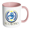 Zodiac Astrology Mug Scorpio White 11oz Accent Coffee Mugs