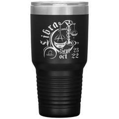 Zodiac Libra Astrology Tumbler Laser Etched 30oz Stainless Steel Tumbler