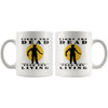 Zombie Mug Fight The Dead Fear The Living 11oz White Coffee Mugs