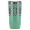 Zombie Travel Mug Fight The Dead Fear The Living 20oz Stainless Steel Tumbler