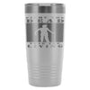 Zombie Travel Mug Fight The Dead Fear The Living 20oz Stainless Steel Tumbler