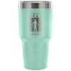 Zombie Travel Mug Fight The Dead Fear The Living 30 oz Stainless Steel Tumbler