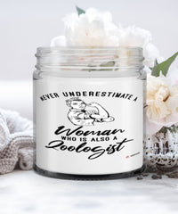 Zoologist Candle Never Underestimate A Woman Who Is Also A Zoologist 9oz Vanilla Scented Candles Soy Wax